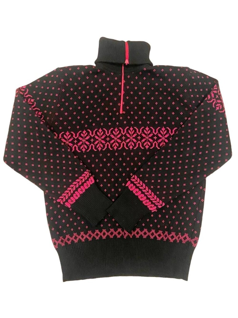 OLYMPIAN 80's Vintage Wool Ski Sweater Ladies Medium